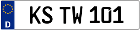 Truck License Plate